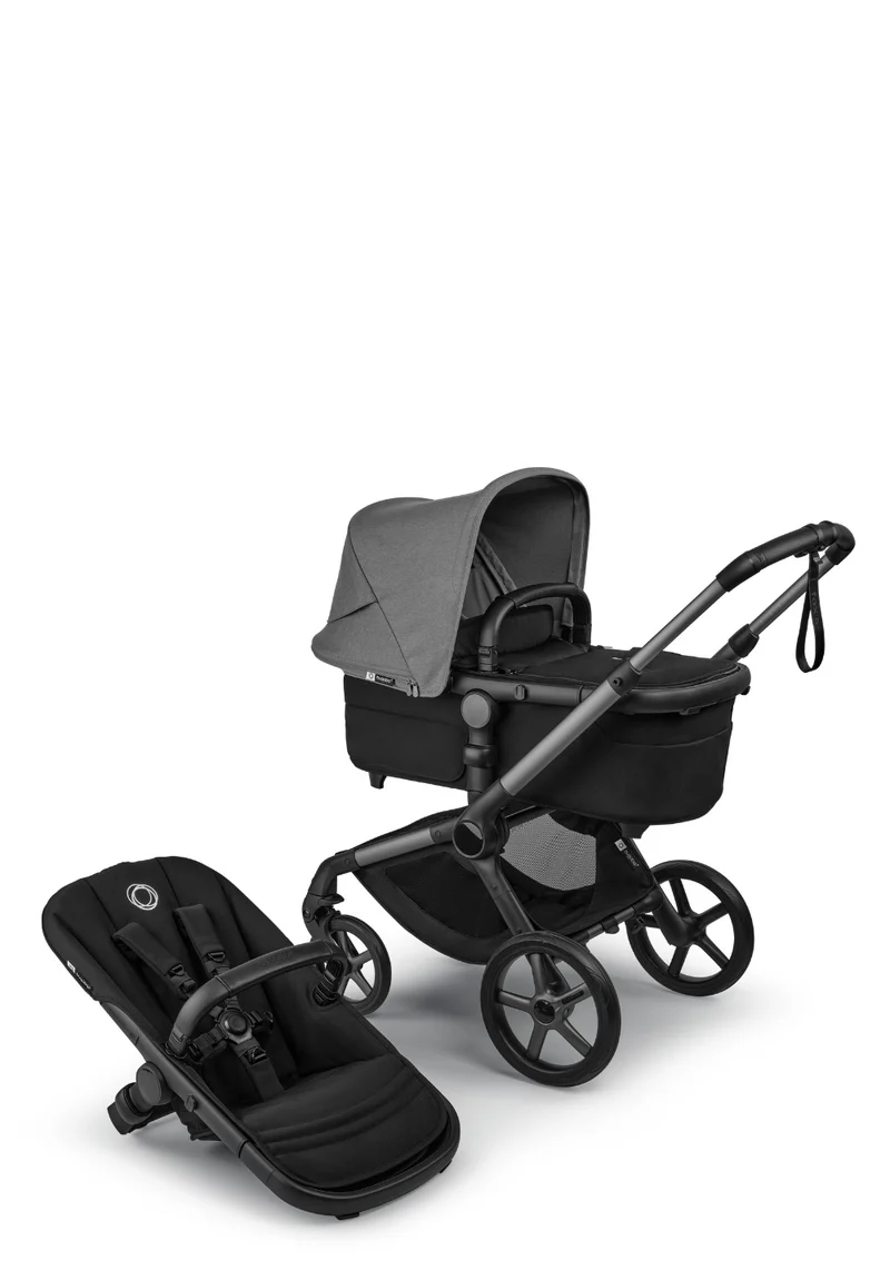 Kinderwagen-Set 'Fox 5 Renew – designed by you' Graphit / Heritage Black