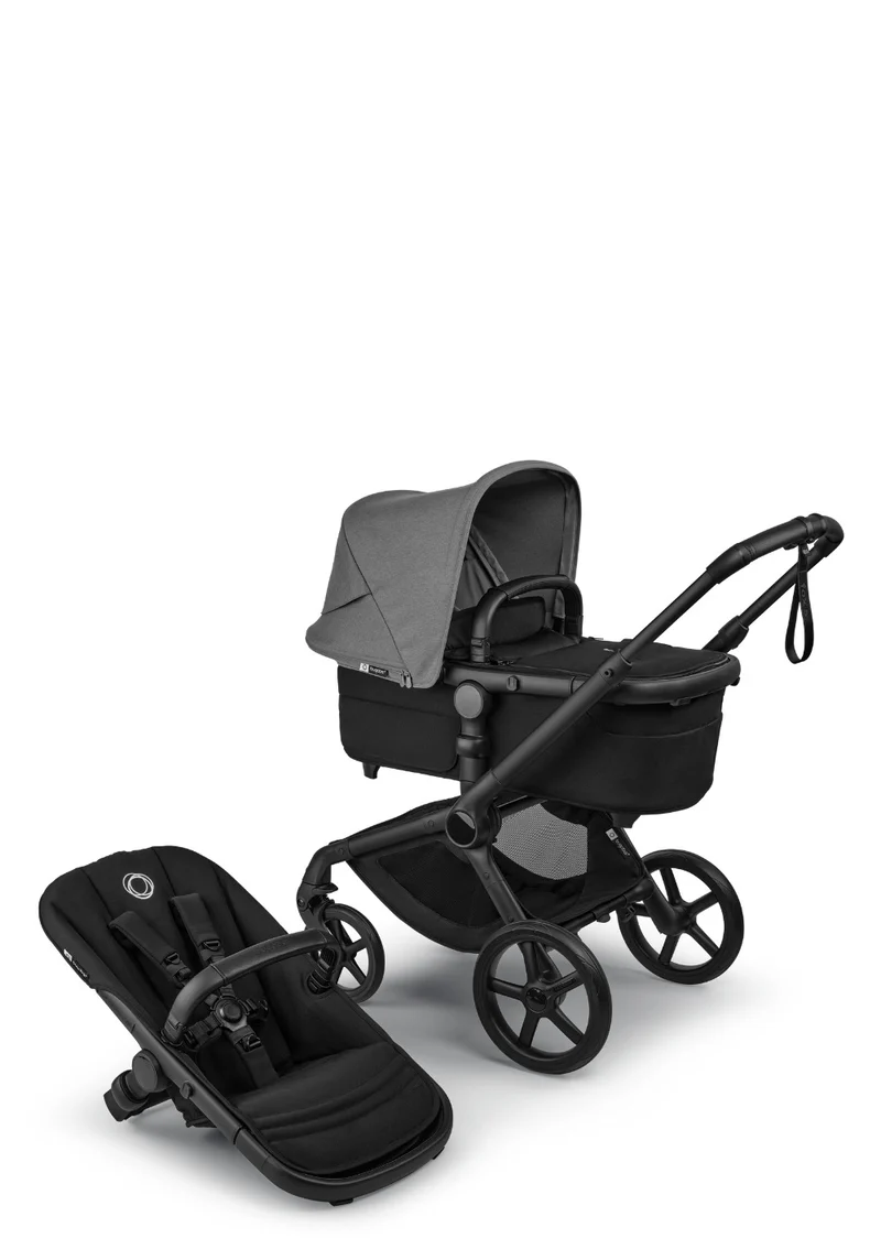 Kinderwagen-Set 'Fox 5 Renew – designed by you' Schwarz / Heritage Black