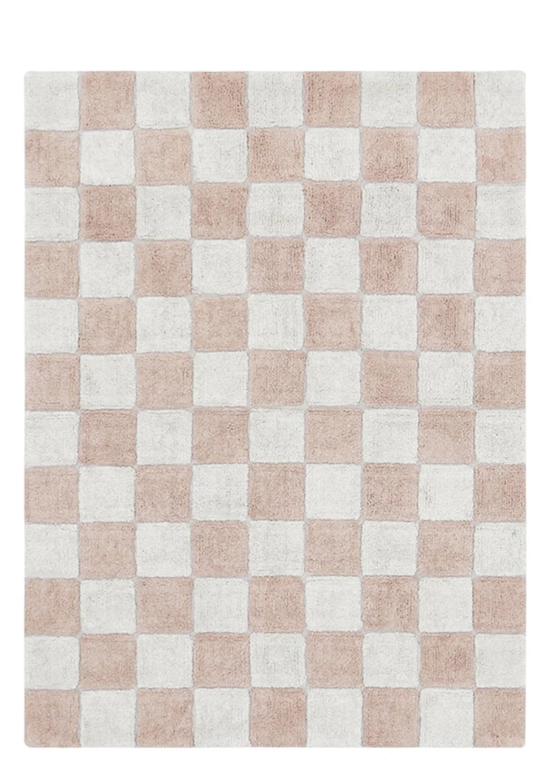 Teppich im Fliesenlook 'Kitchen Tiles' Rose waschbar 160 x 120 cm