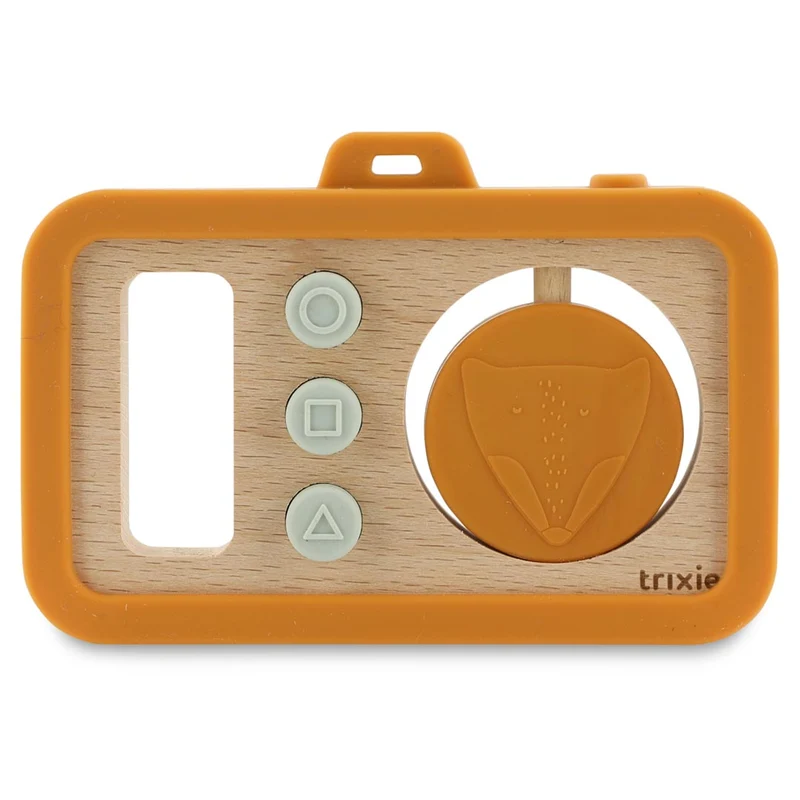 Babykamera "Mr. Fox" aus Holz und Silikon von Trixie Baby