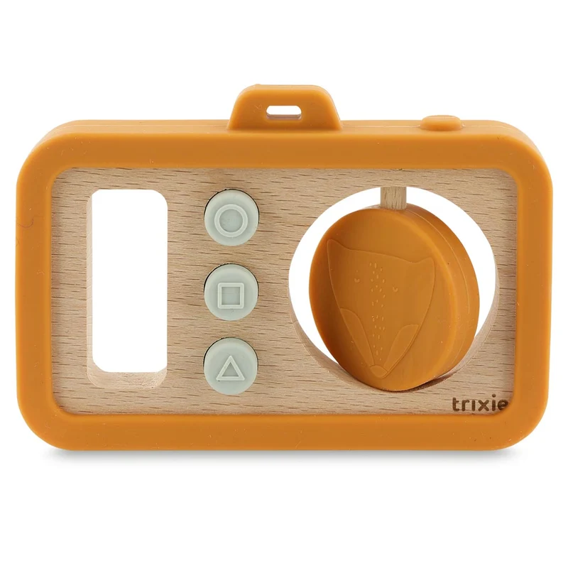 Babykamera "Mr. Fox" aus Holz und Silikon von Trixie Baby