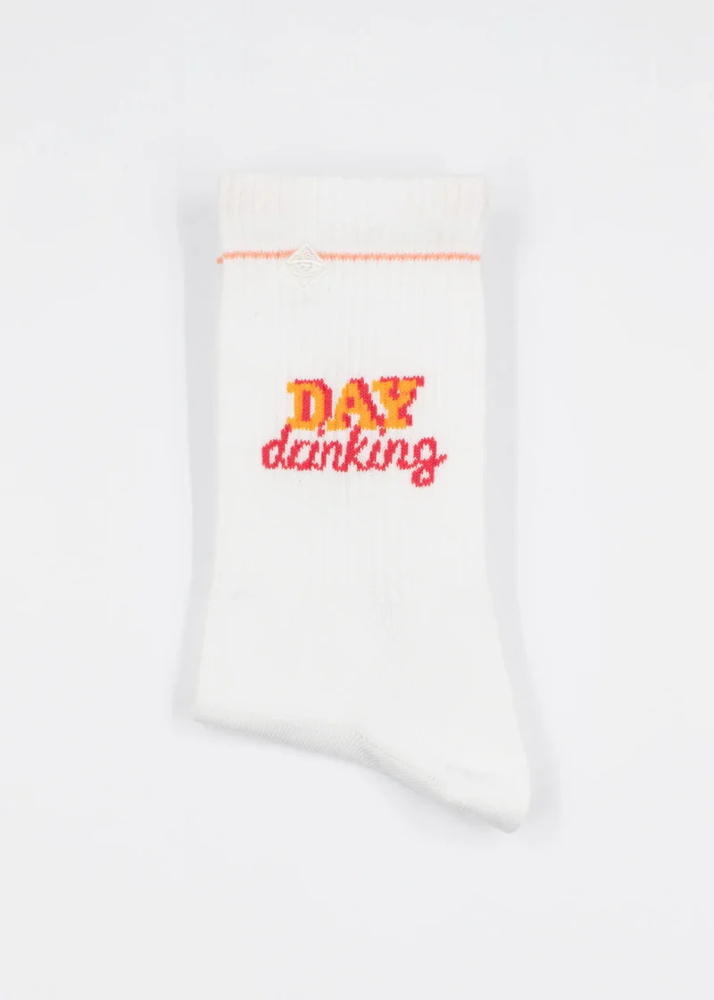 Tennissocken "Day Drinking" von J. Clay für Frauen und Männer