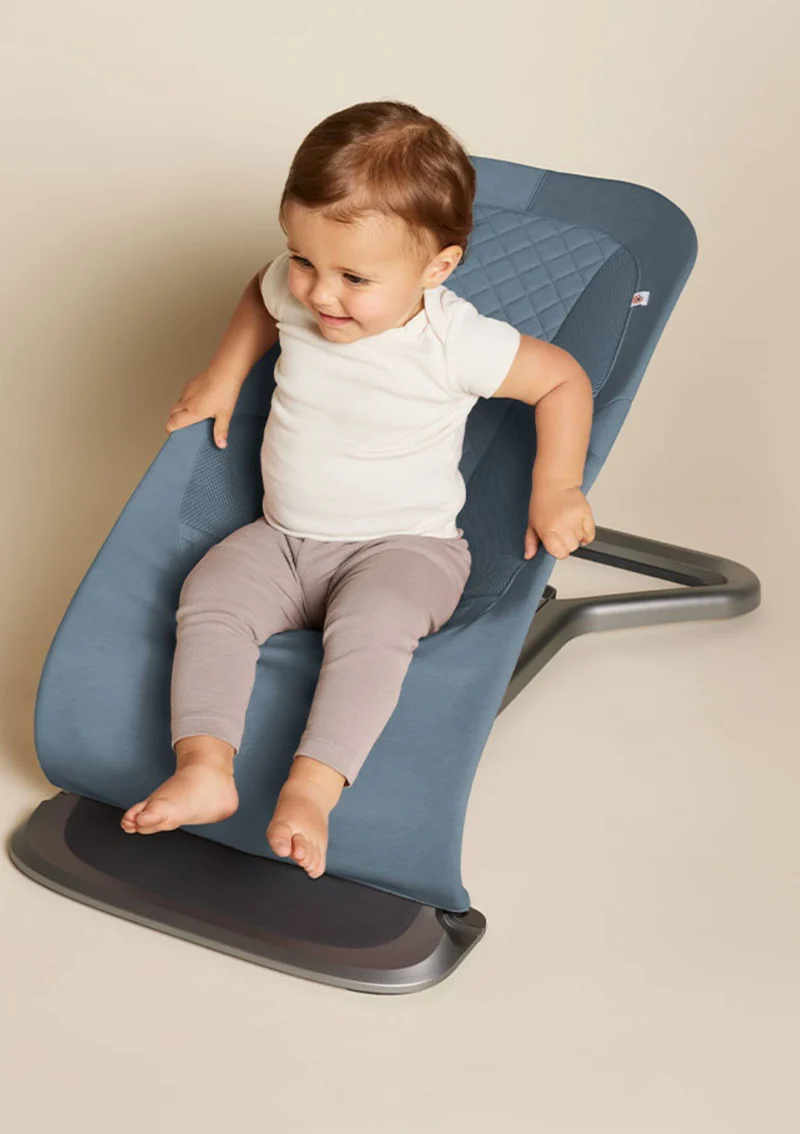 3-in-1 Babywippe 'Evolve' Knit Oxford Blue