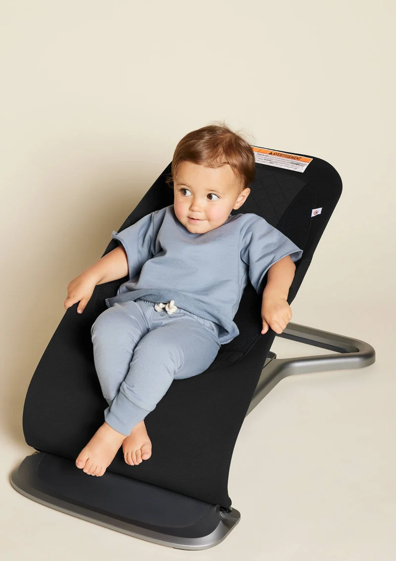 3-in-1 Babywippe 'Evolve' Knit Onyx Black