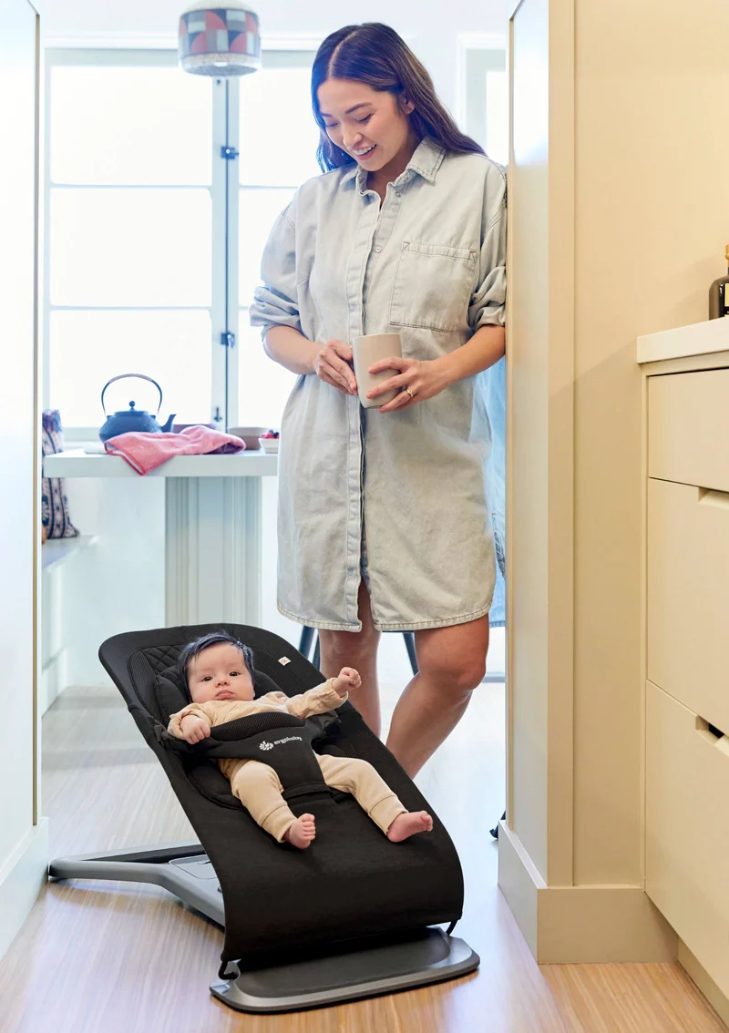 3-in-1 Babywippe 'Evolve' Knit Onyx Black
