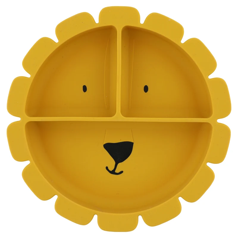 Silikon-Esslernteller "Mr. Lion" mit Saugnapf von Trixie Baby