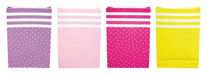 Jabadabado Kindergeburtstag Partyset für Mädchen / Rosa Violett