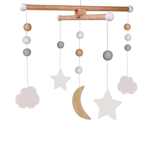 Jabadabado Holz Mobile Wolken und Mond