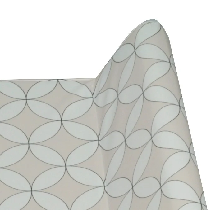 Asmi Schmale Keil Wickelauflage Ornamente rosa 50 X 70cm