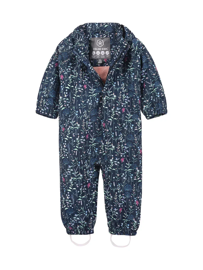 Color Kids Regenanzug mit Blumenmuster Größen 80 bis 98