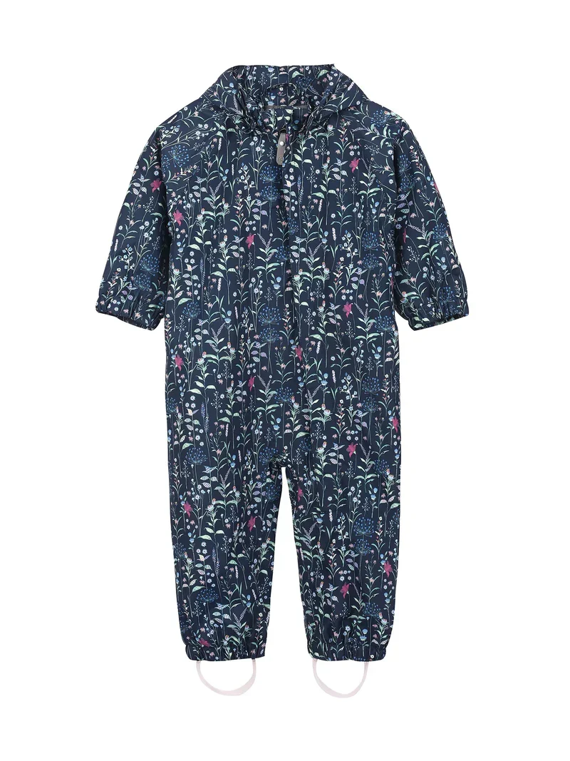 Color Kids Regenanzug mit Blumenmuster Größen 80 bis 98