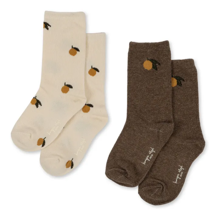Socken-Set "Lemon" mit Zitronenmuster, verschiedene Größen