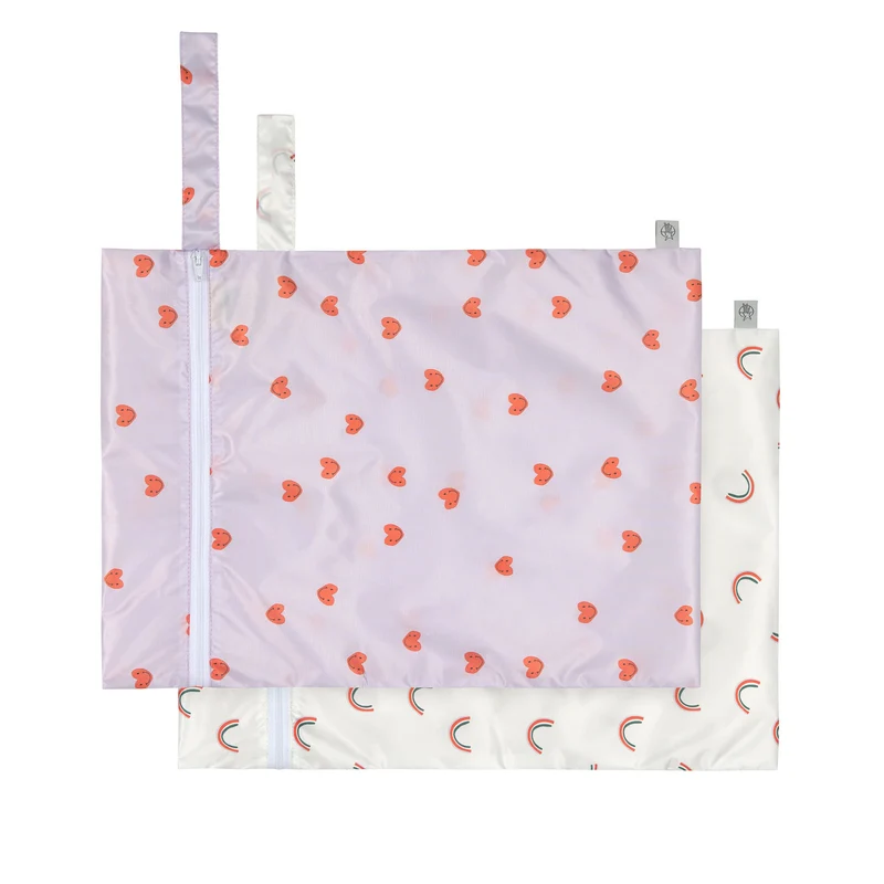 Wetbag "Happy Rascals/Heart" von Lässig, 2er Set