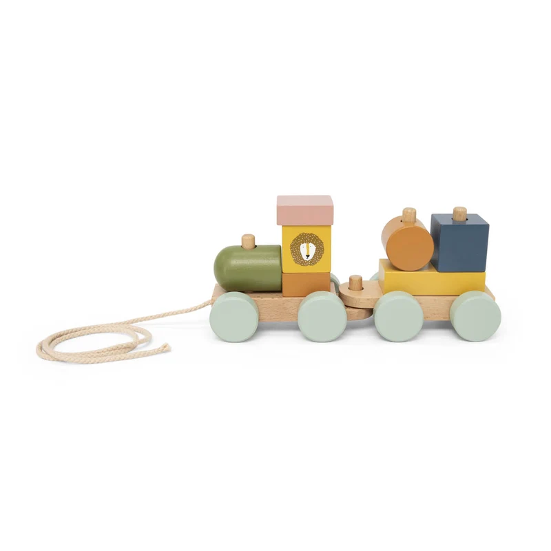 Mini-Tiereisenbahn aus Holz von Trixie Baby