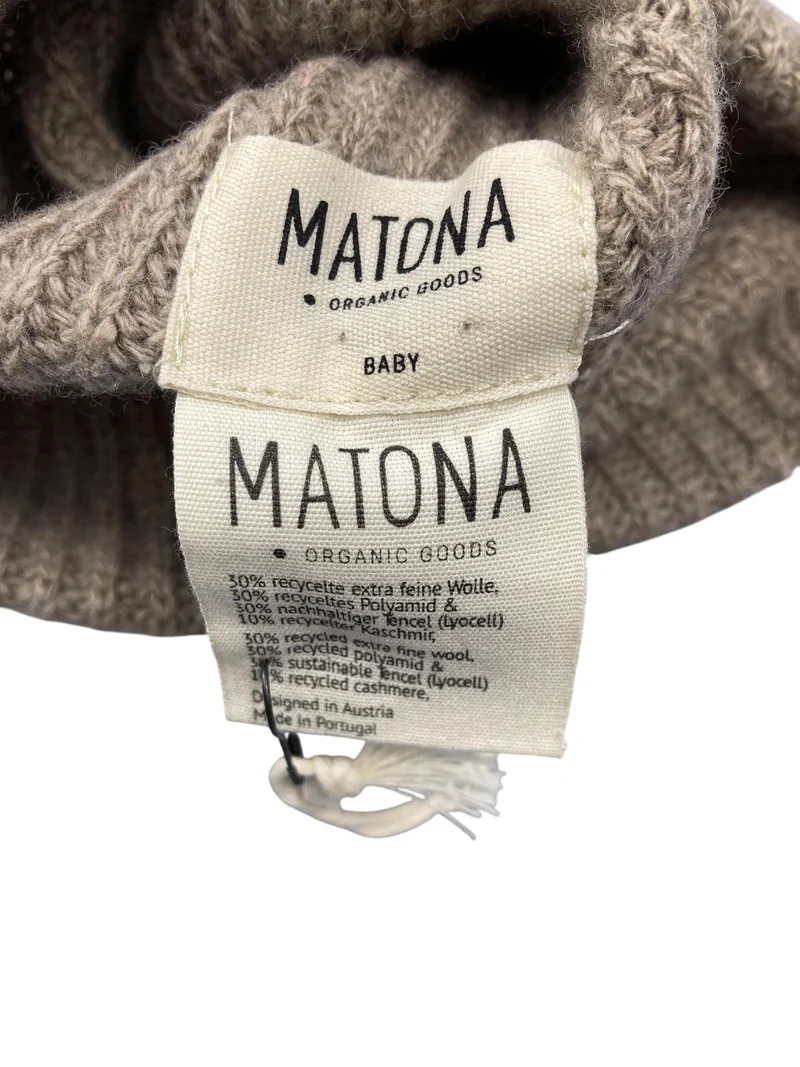 Matona Wollmischung Mütze Baby