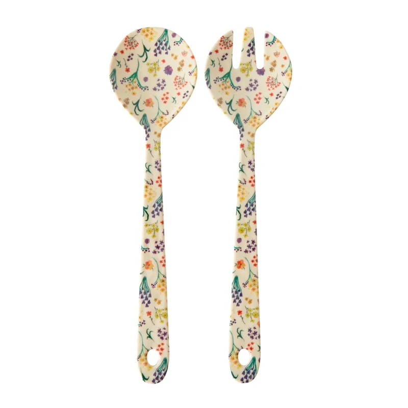 Salatbesteck "Wild Flowers" von Rice, 2-teilig