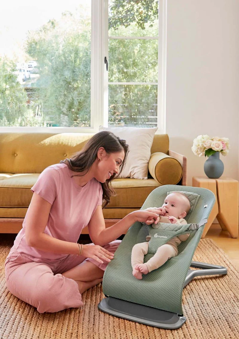 3-in-1 Babywippe 'Evolve' Mesh sage green