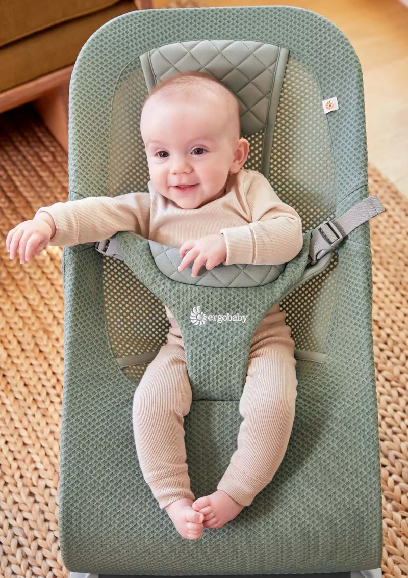 3-in-1 Babywippe 'Evolve' Mesh sage green