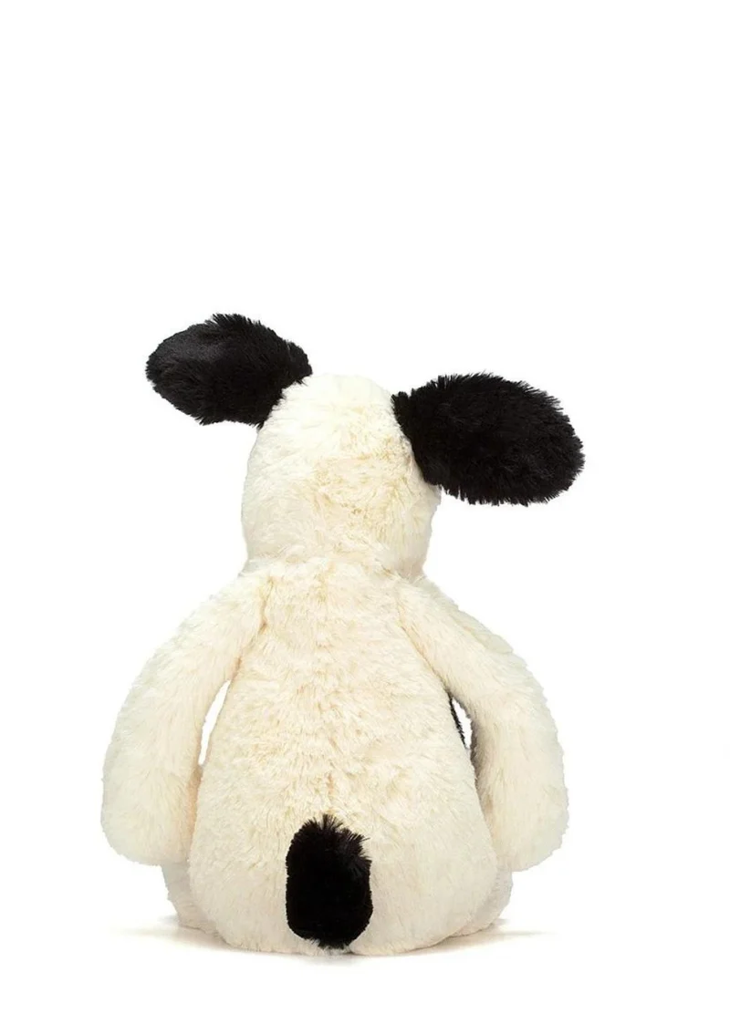 Hund Kuscheltier 'Bashful Black & Cream Puppy' Medium