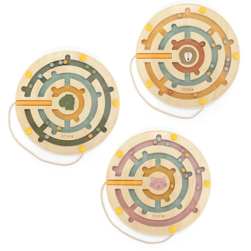 Magnetisches Labyrinth aus Holz von Trixie Baby, verschiedene Varianten