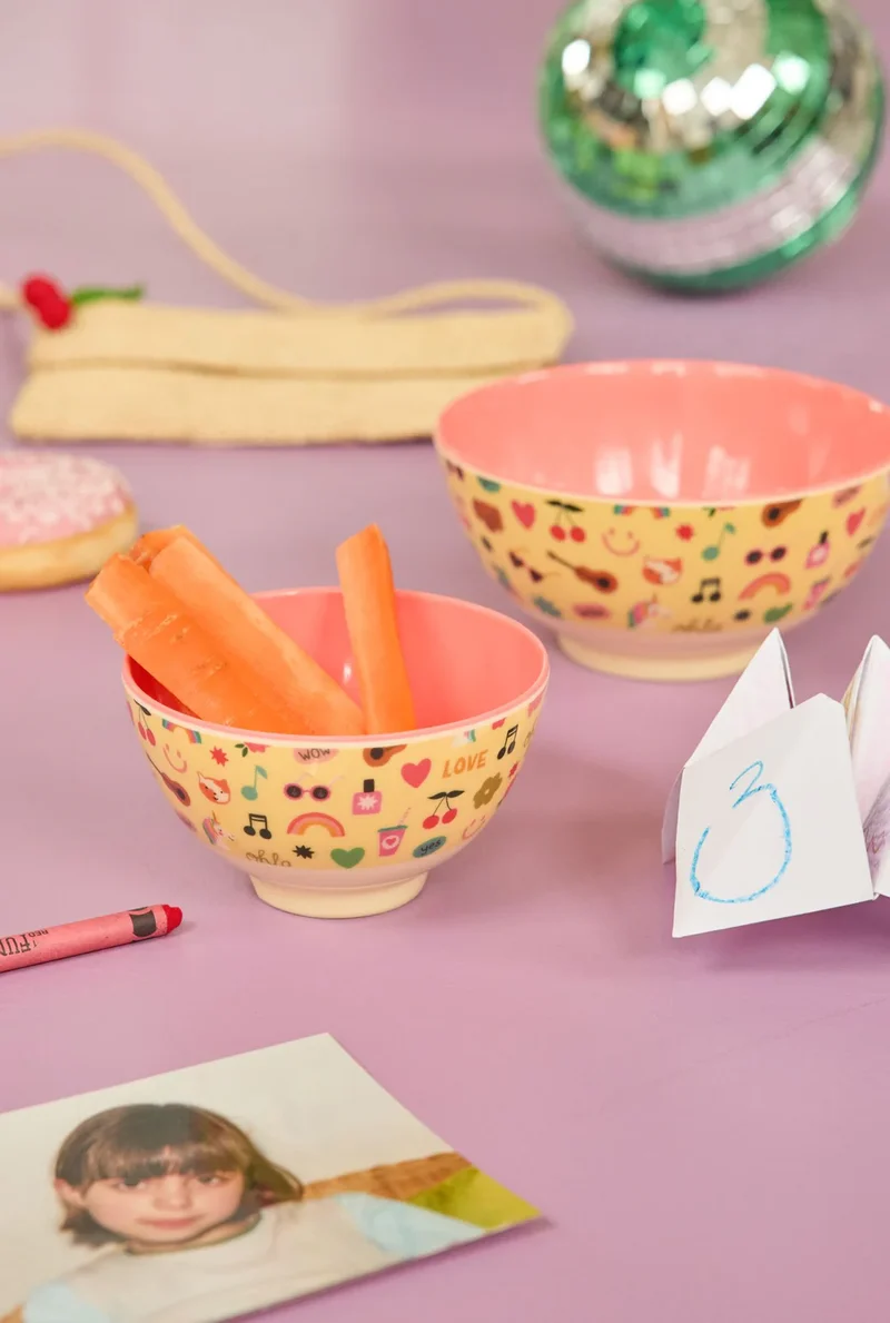 Kleine Schüssel "Unicorn Love Print" von Rice
