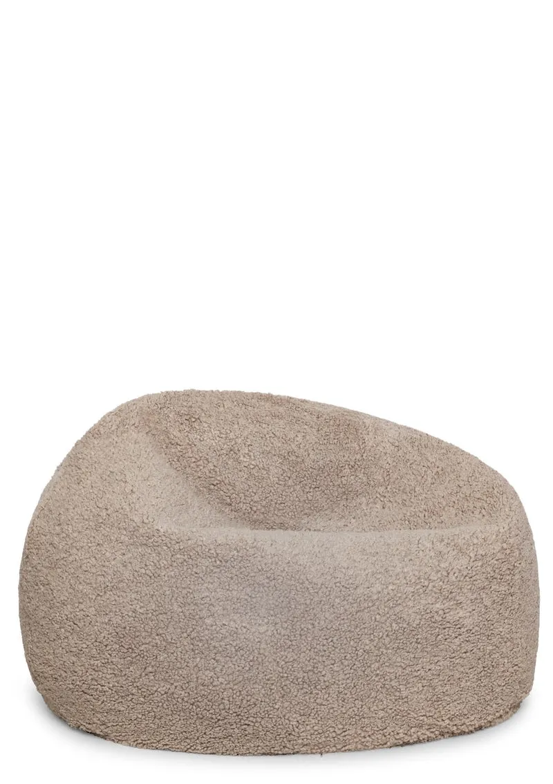Sitzsack Teddy Haselnuss