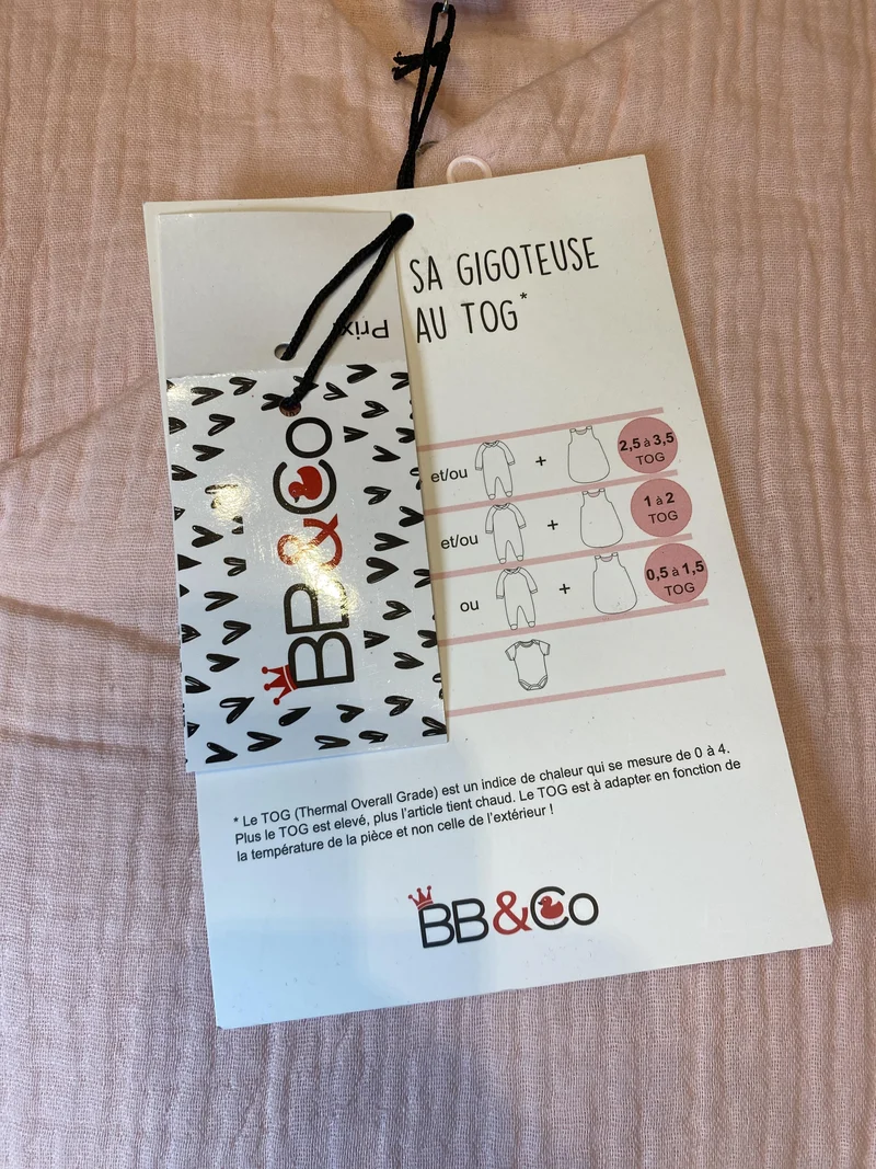 BB&Co Schlafsack 3.3 TOG 50 | 00m, 56 | 01m, 62 | 03m