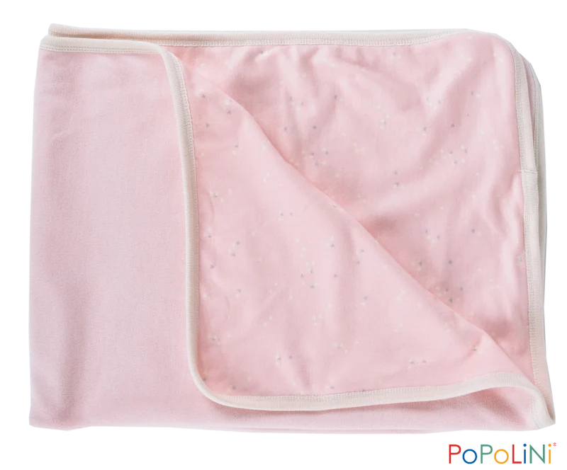 Popolini BW Babydecke Duo Interlock & Nicki