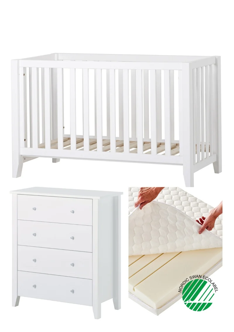 3-teiliges Babyzimmer-Set 'ANTON & CHRISTIAN'
