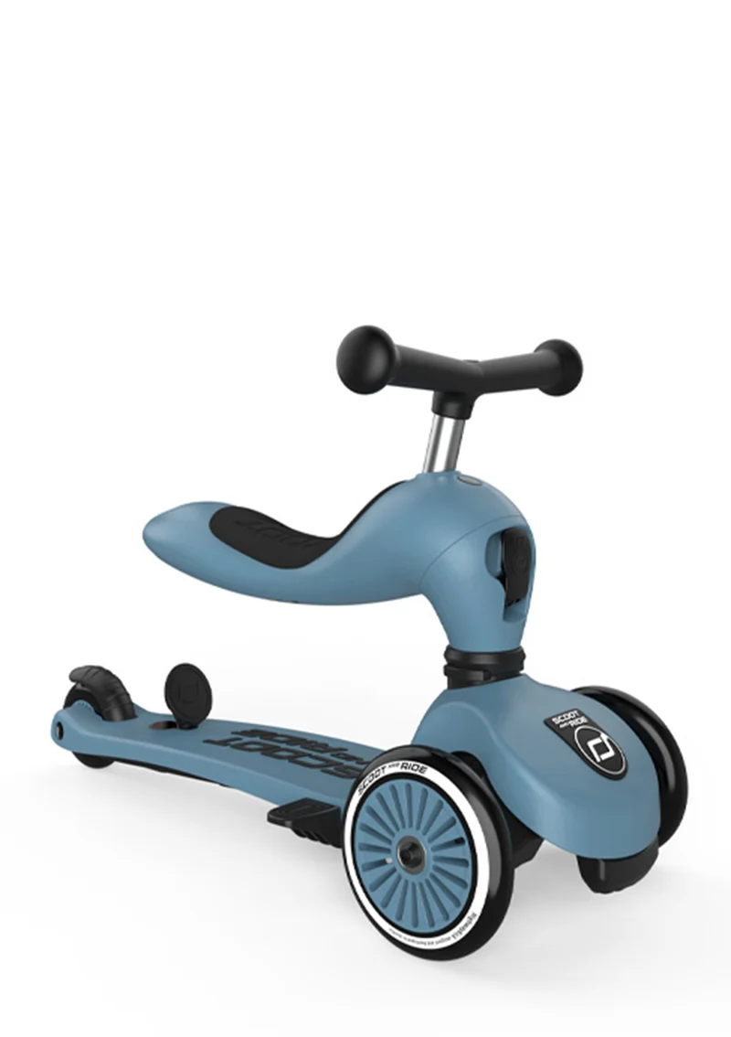 2in1 Kickboard 'Highwaykick 1 Push & Go' steel