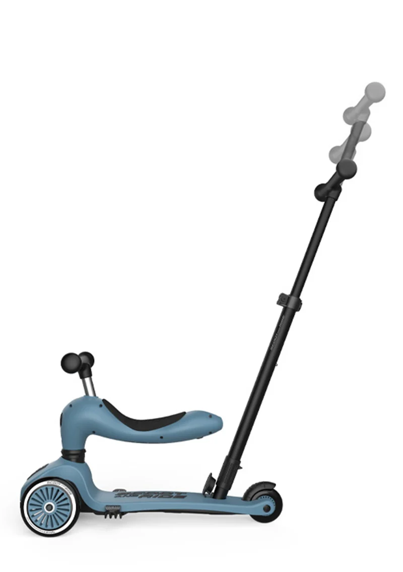 2in1 Kickboard 'Highwaykick 1 Push & Go' steel