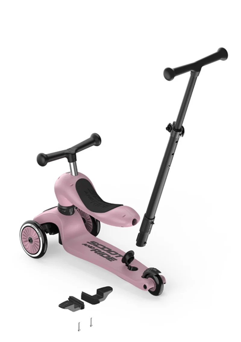2in1 Kickboard 'Highwaykick 1 Push & Go' wildberry