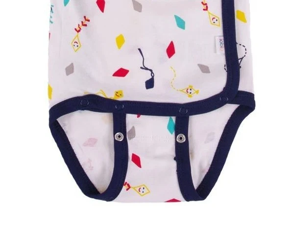 iobio Babybody BW Halbarm Drachen Kite