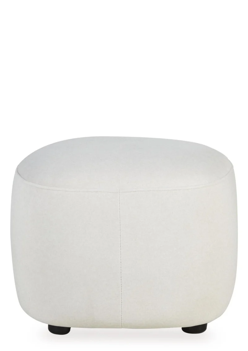 Hocker 'Gomi' Mohair Beige