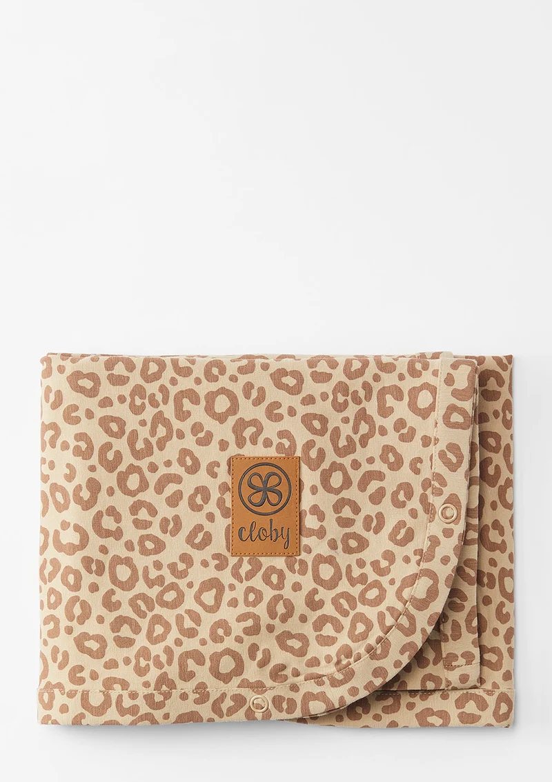 Multifunktionale UV-Decke UPF 50+ Leopard Brown