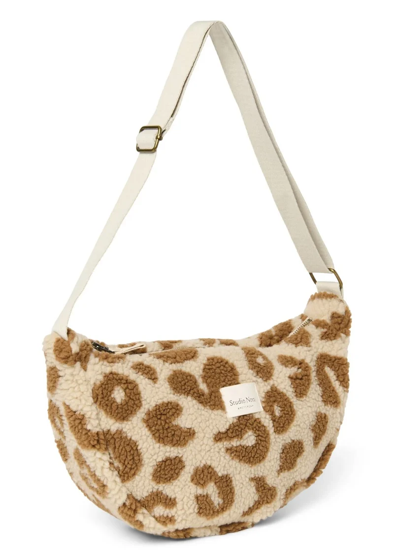 Umhängetasche 'Teddy Adult Fanny Pack' Ecru Leopard