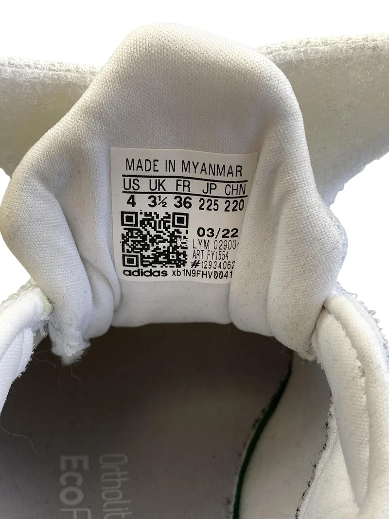 Adidas Turnschuh Ortholite EcoFitFoam 36 Schuhgröße