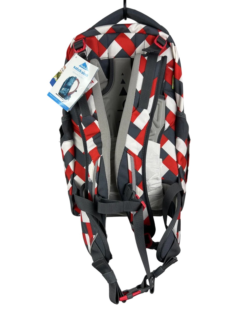 Satch Sleek Schulrucksack karo - Neuware, Last Season