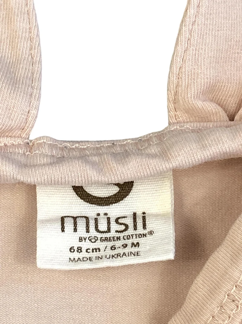 Müsli by Green Cotton Langarmstrampler Hase 68 | 06m