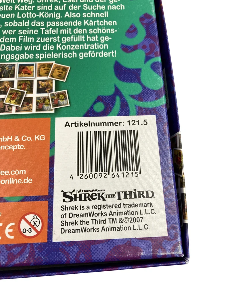 Dreamworks Lotto Shreck der dritte