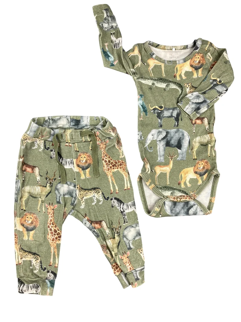 Name it Langarm Body mit Hose 62 | 03m
