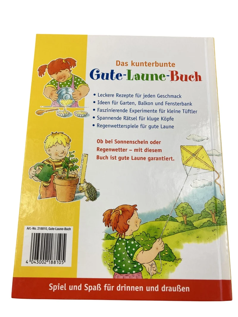 Ravensburger Das kunterbunte Gute-Laune-Buch-Spiele, Rätsel,Experimente