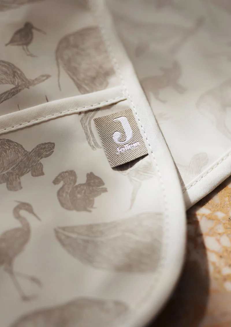 2er-Set Lätzchen 'Animals' Olive Green