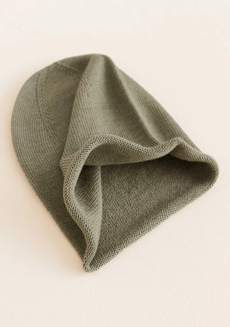 Merino Beanie 'Efa' Artichoke