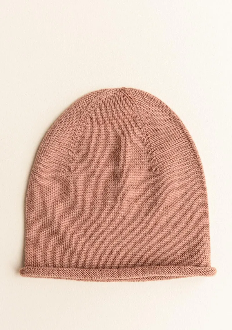 Merino Beanie 'Efa' terracotta