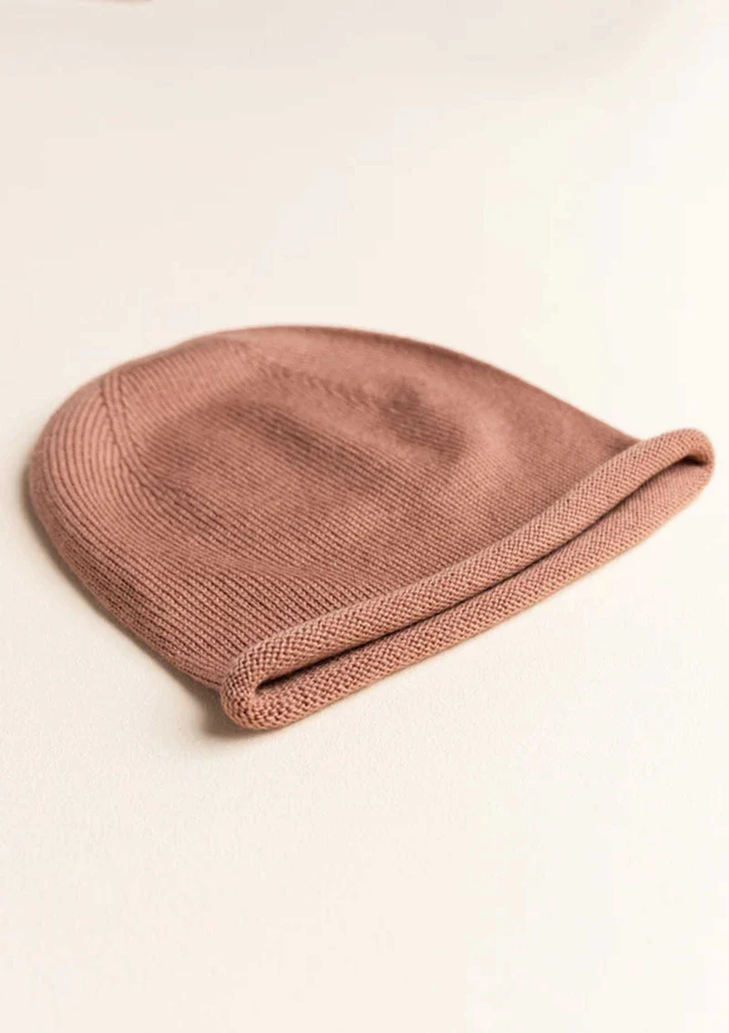 Merino Beanie 'Efa' terracotta