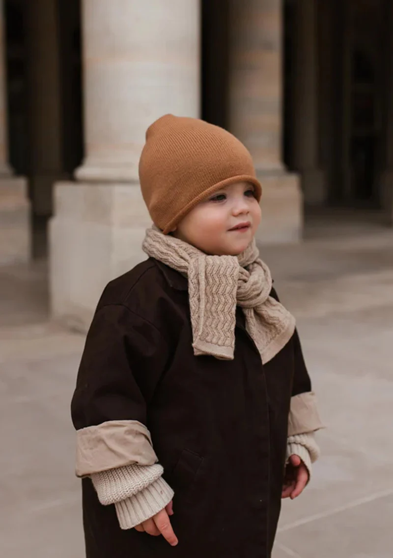 Merino Beanie 'Efa' terracotta