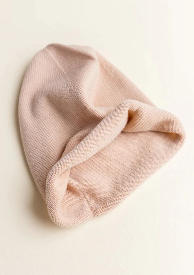 Merino Beanie 'Efa' apricot