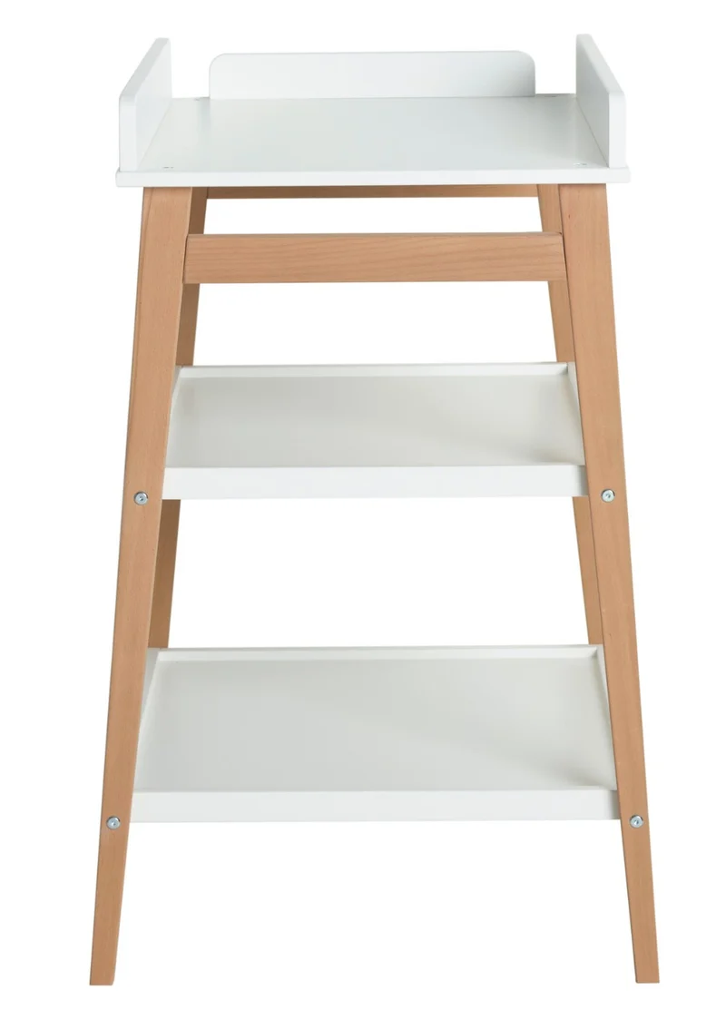 Wickeltisch 'Hip' white natural