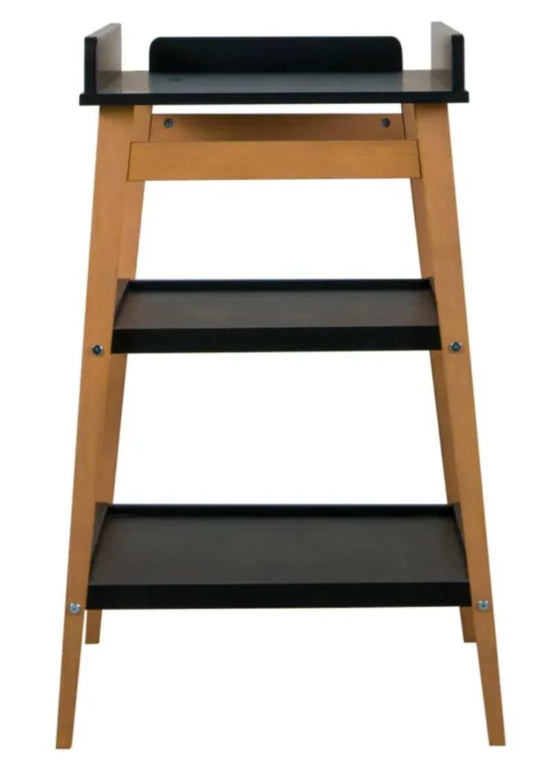 Wickeltisch 'Hip' black natural